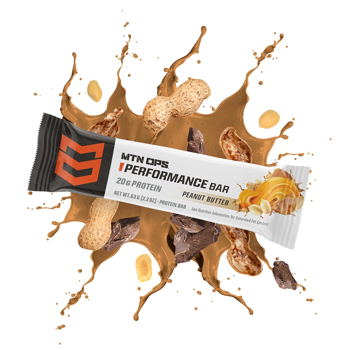 MTN OPS Barres Protéinées – encas quotidien pratique et nutritif pour votre sac
