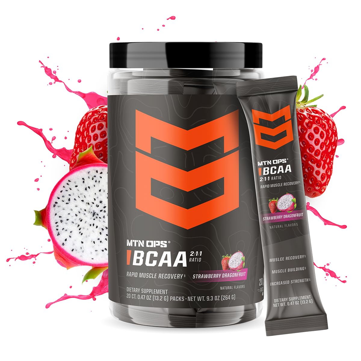 MTN OPS BCAA poudre dose de 5 g pour soutenir l’endurance