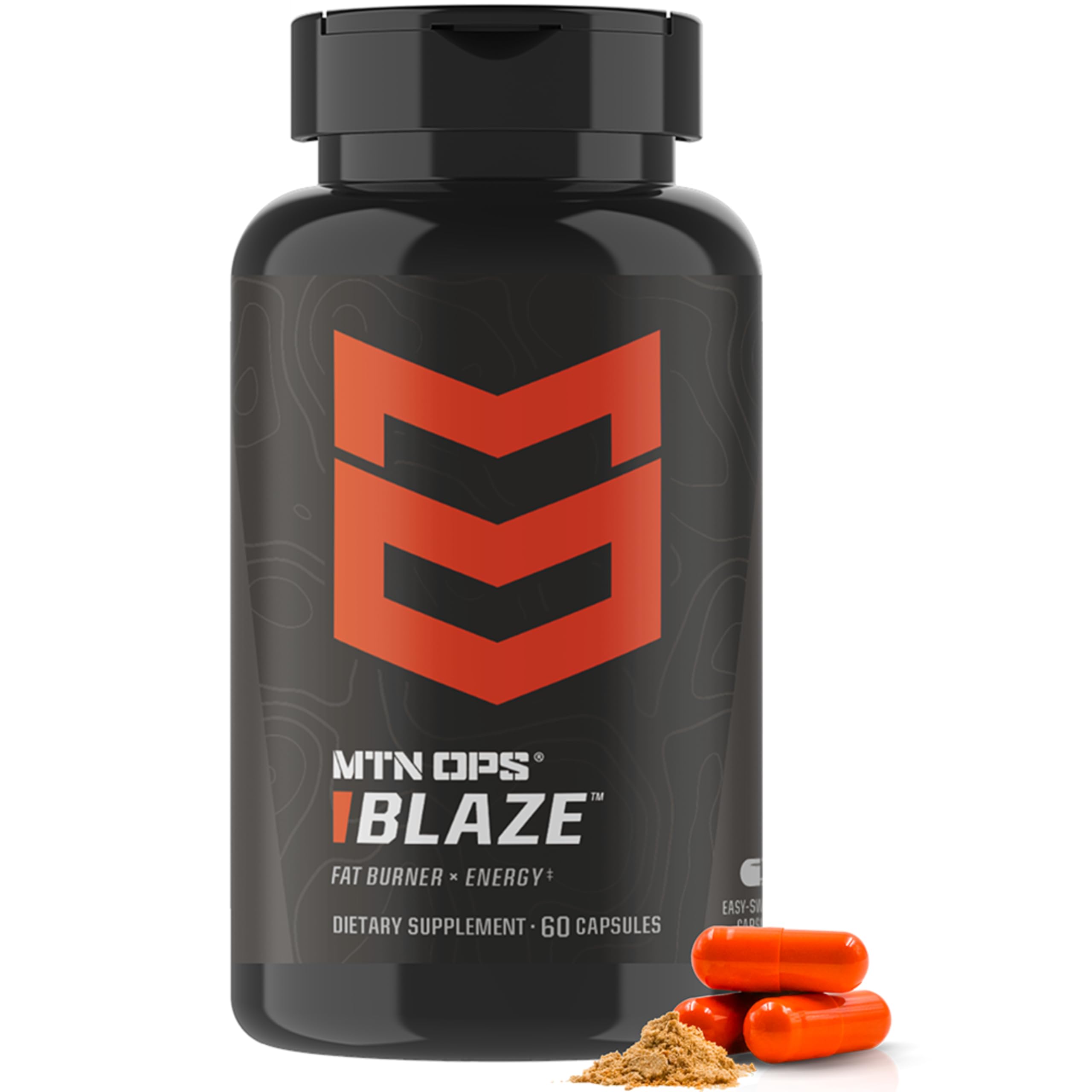 MTN OPS Blaze en bouteille, énergie durable pour vos entraînements.