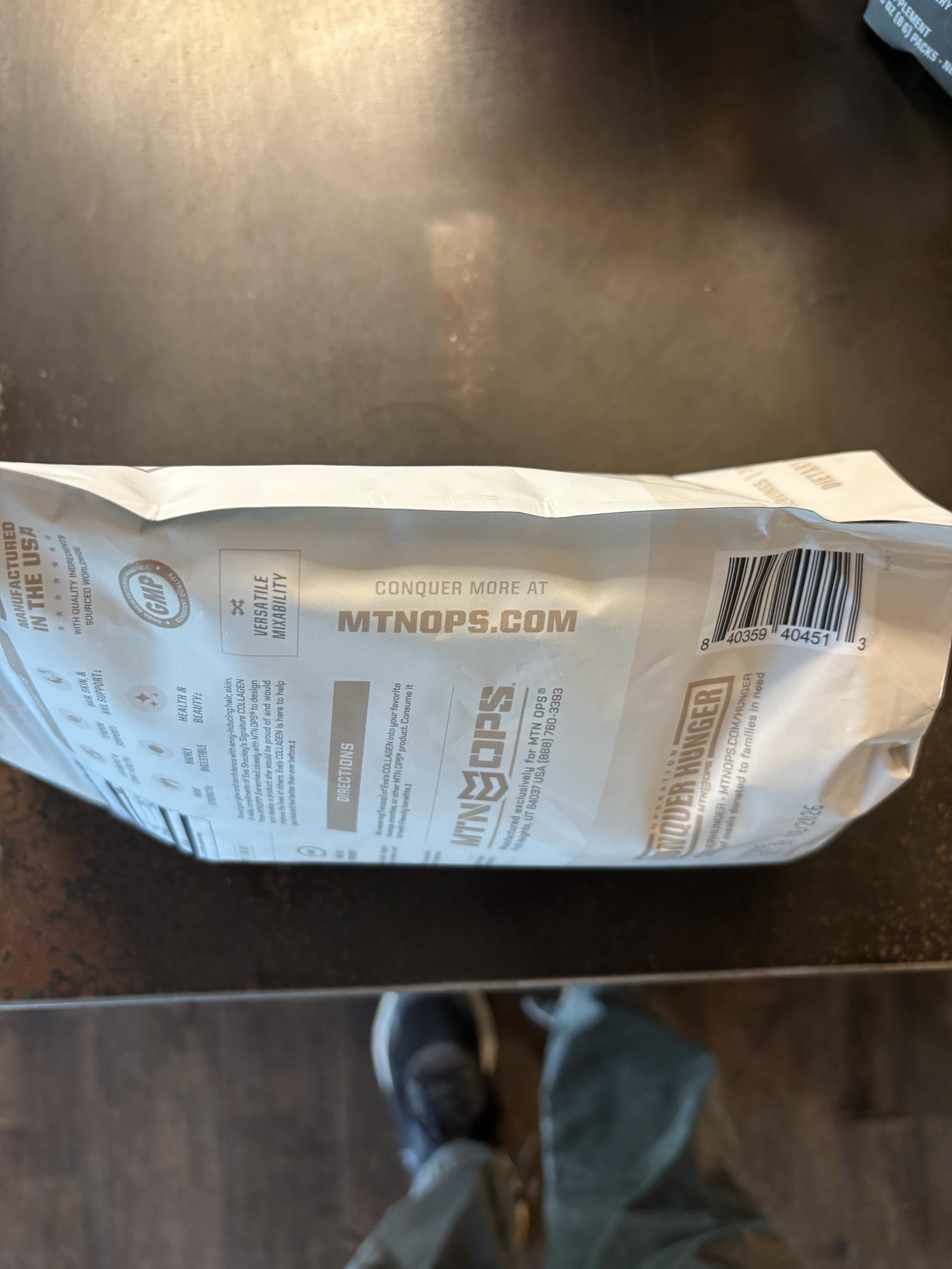 MTN OPS poudre pour recettes maison, apport protéique neutre.