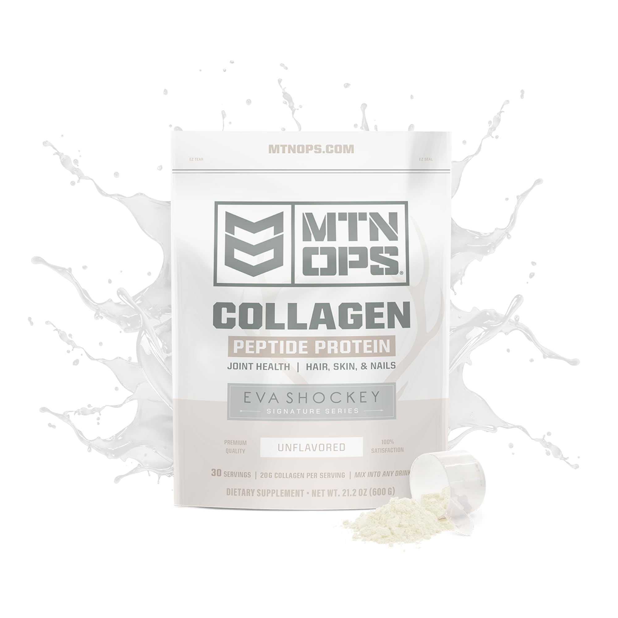 MTN OPS scoop près de la poudre, dosage pratique.