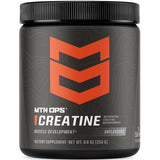 MTN OPS Créatine micronisée dans une bouteille, soutien potentiel à la force.