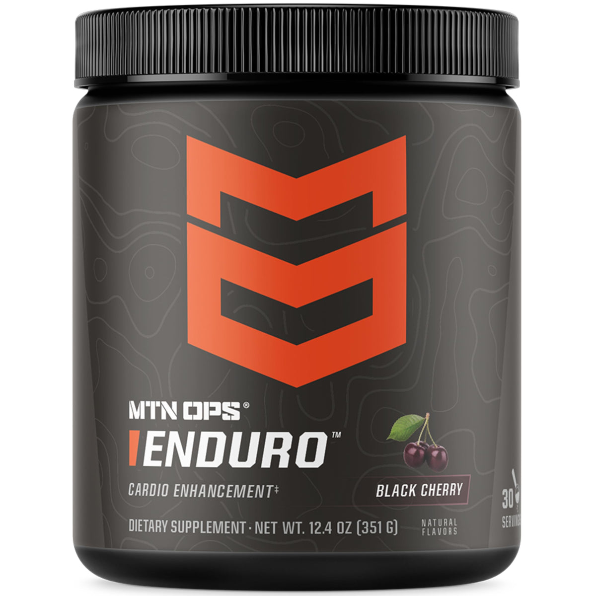 MTN OPS Enduro, bouteille cerise noire prête pour l'entraînement