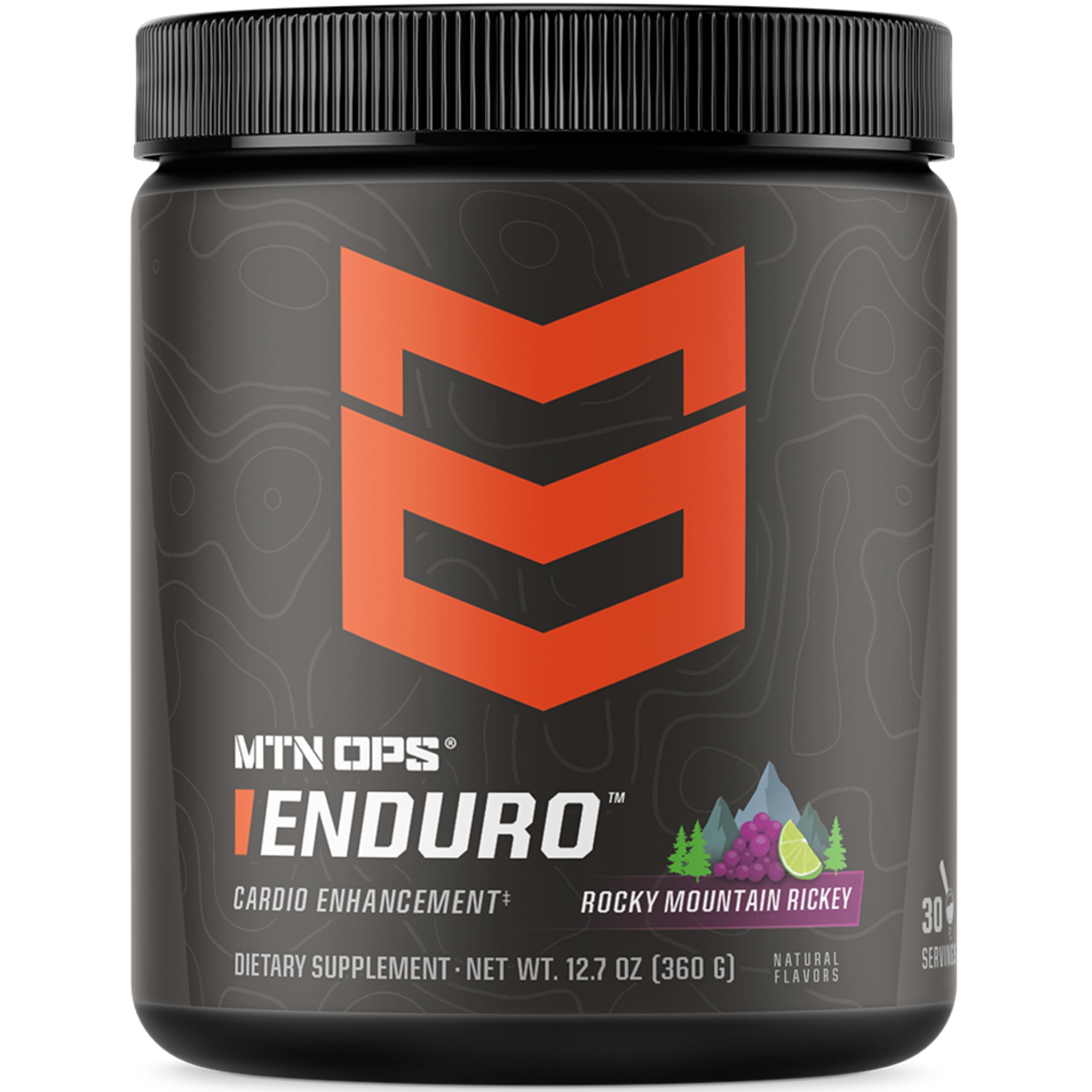 MTN OPS Enduro dans sa bouteille pour l'hydratation et l'endurance.