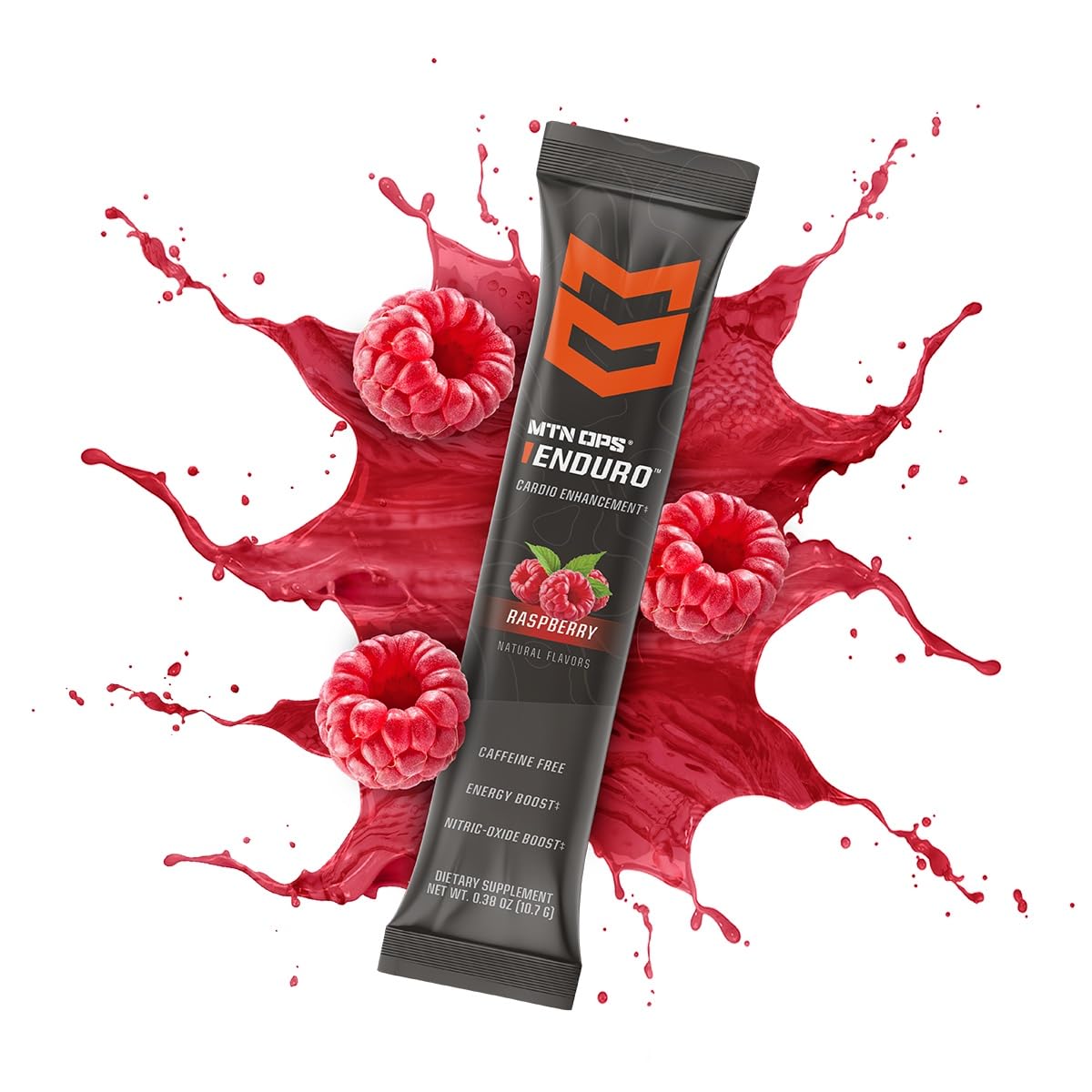 MTN OPS Enduro Trail Packs, saveur framboise, plaisir fruité lors de l'effort.