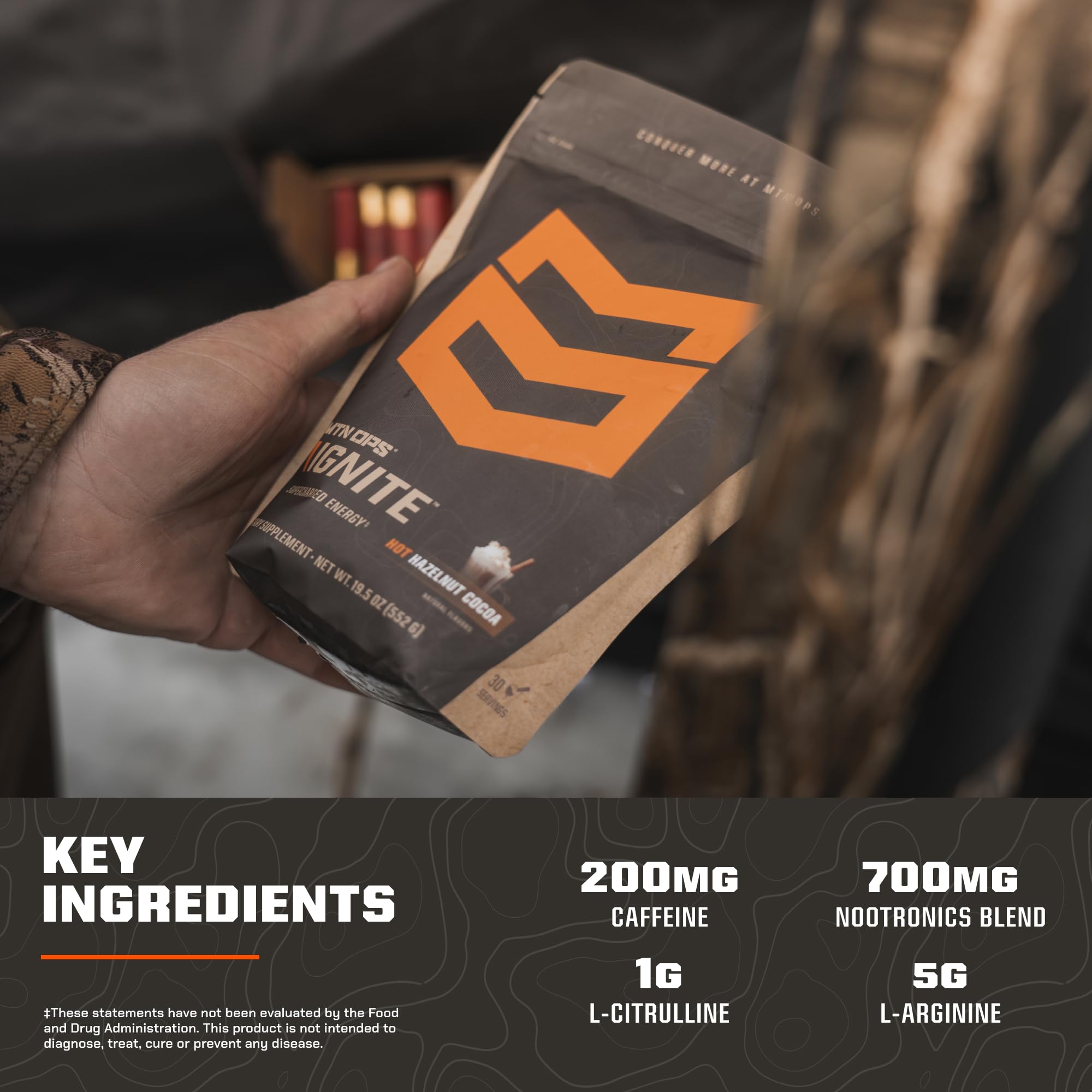 MTN OPS Hot Ignite sans gluten, formule adaptée à diverses routines.