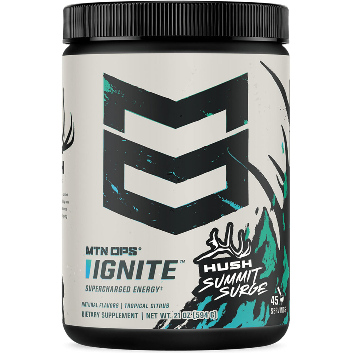MTN OPS Ignite – boîte de poudre énergie durable prête à mélanger.