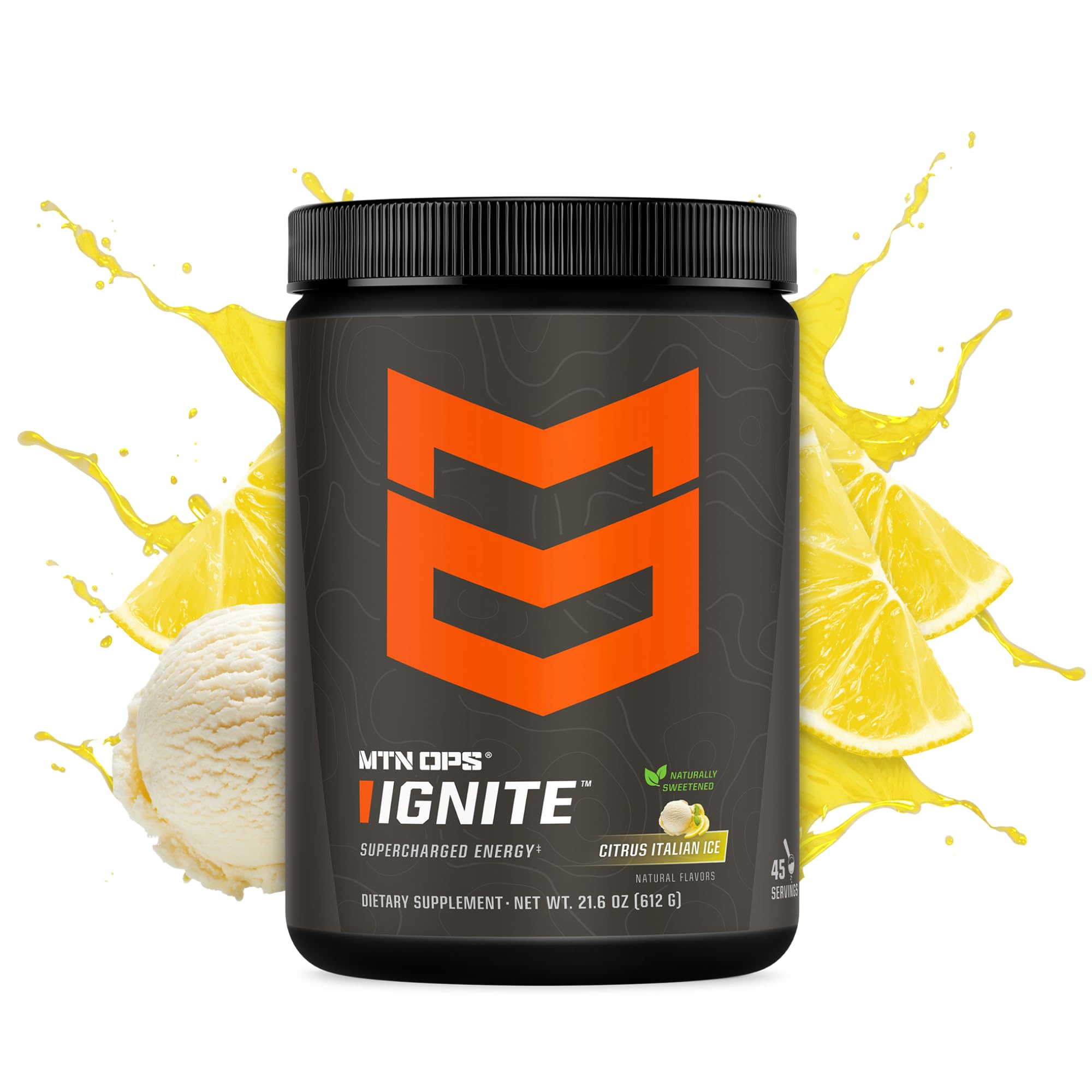 MTN OPS Ignite dose précise pour un mélange rapide et efficace.
