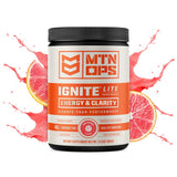 Doseur MTN OPS Ignite Lite mesurant la portion pour énergie maîtrisée.