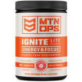 MTN OPS Ignite Lite dans son emballage, prêt à découvrir l’énergie légère.