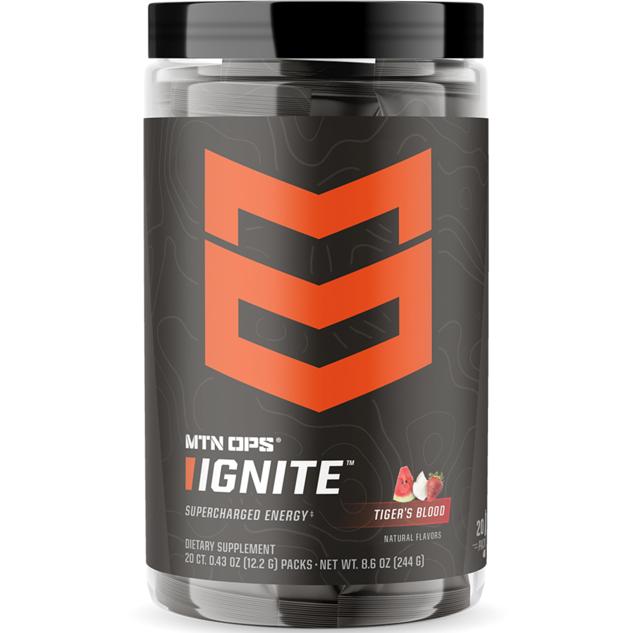 MTN OPS Ignite Trail sachet énergie pour boost rapide en plein air