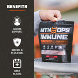 MTN OPS Immune STM – mélange facile, saveur agrumes rafraîchissante.