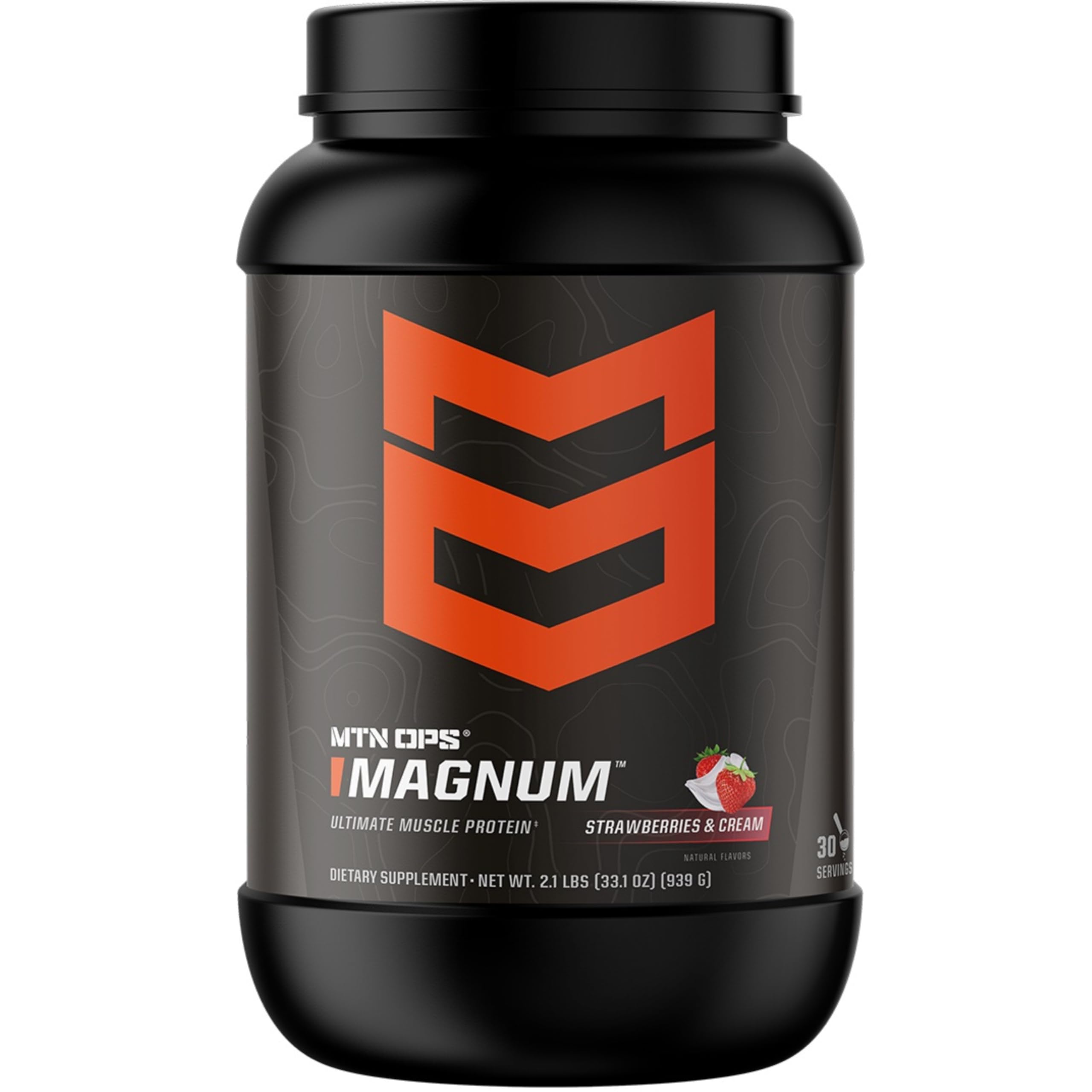 MTN OPS Magnum fraises et creme – bouteille prête à l’entraînement et récupération musculaire