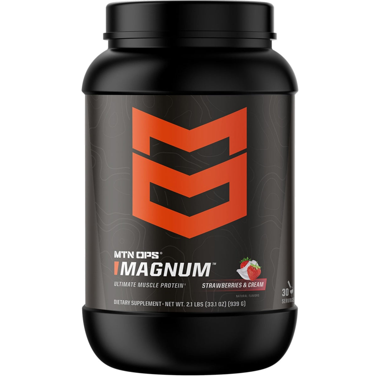 MTN OPS Magnum fraises et creme – bouteille prête à l’entraînement et récupération musculaire