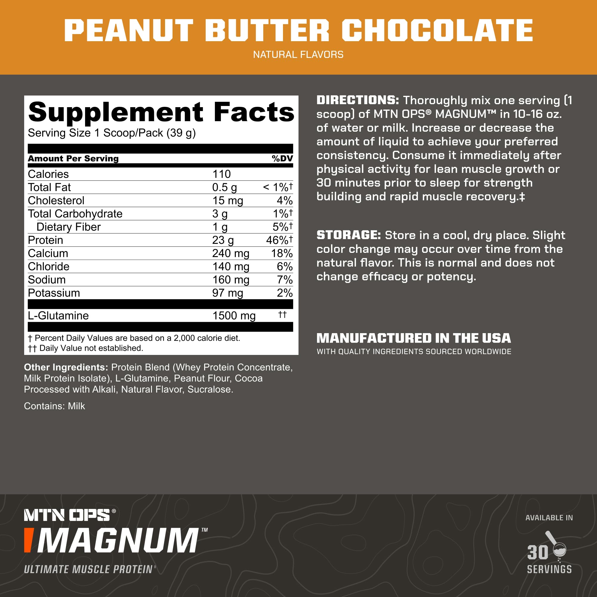 MTN OPS Magnum protéine sans gluten, option gourmande et équilibrée