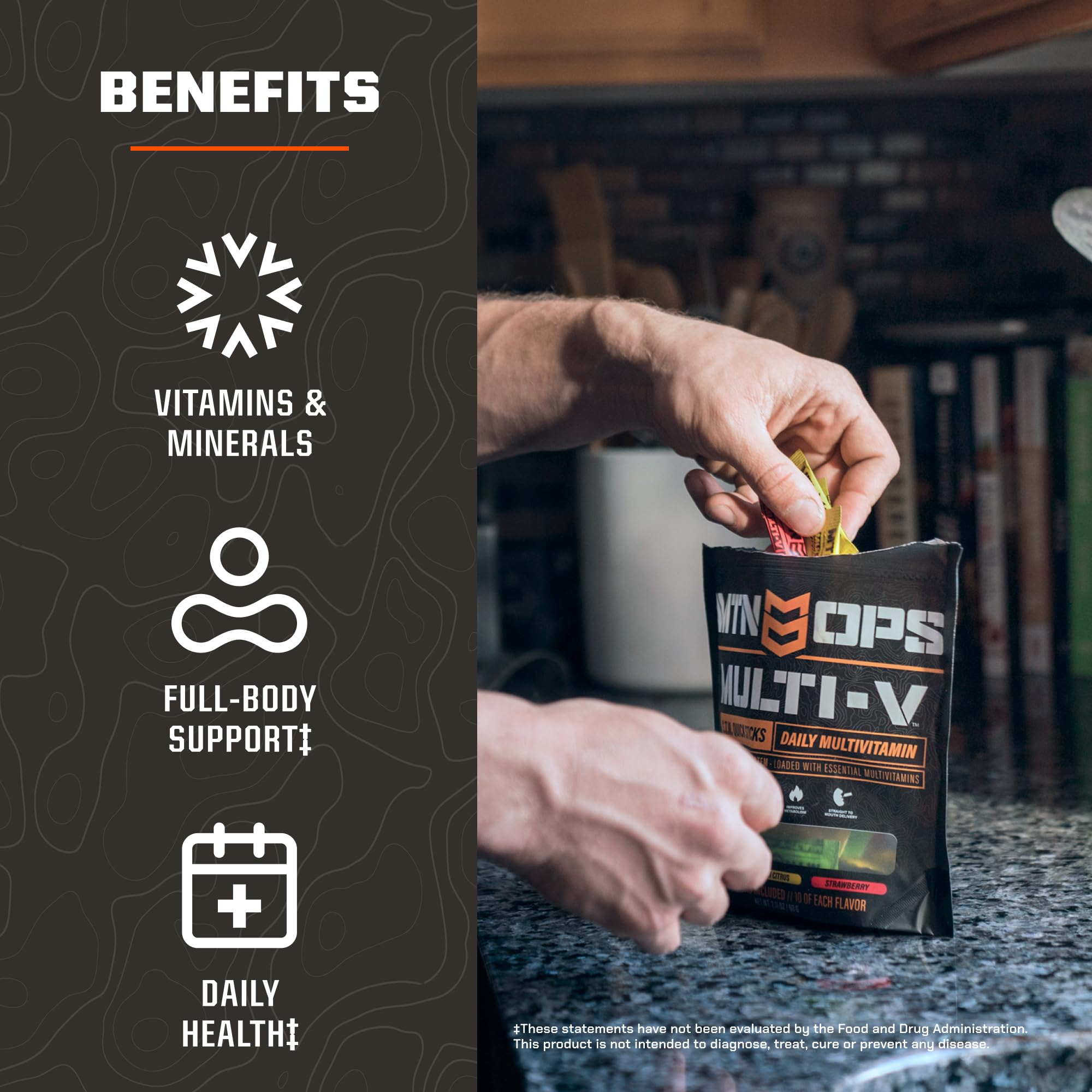 MTN OPS Multi‑V STM saveur citrus frais et naturelle.