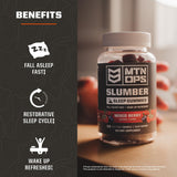 MTN OPS Slumber Gomme – gommes rouges savoureuses pour une entrée en sommeil en douceur.