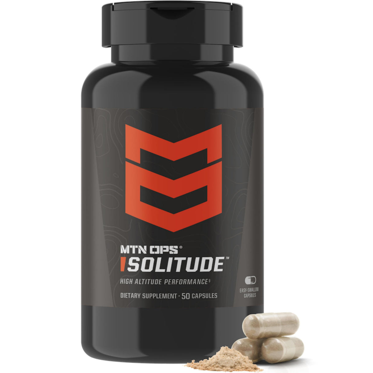 MTN OPS Solitude: bouteille et dosage prêt à verser, potentiel soutien à l enduranced en altitude.