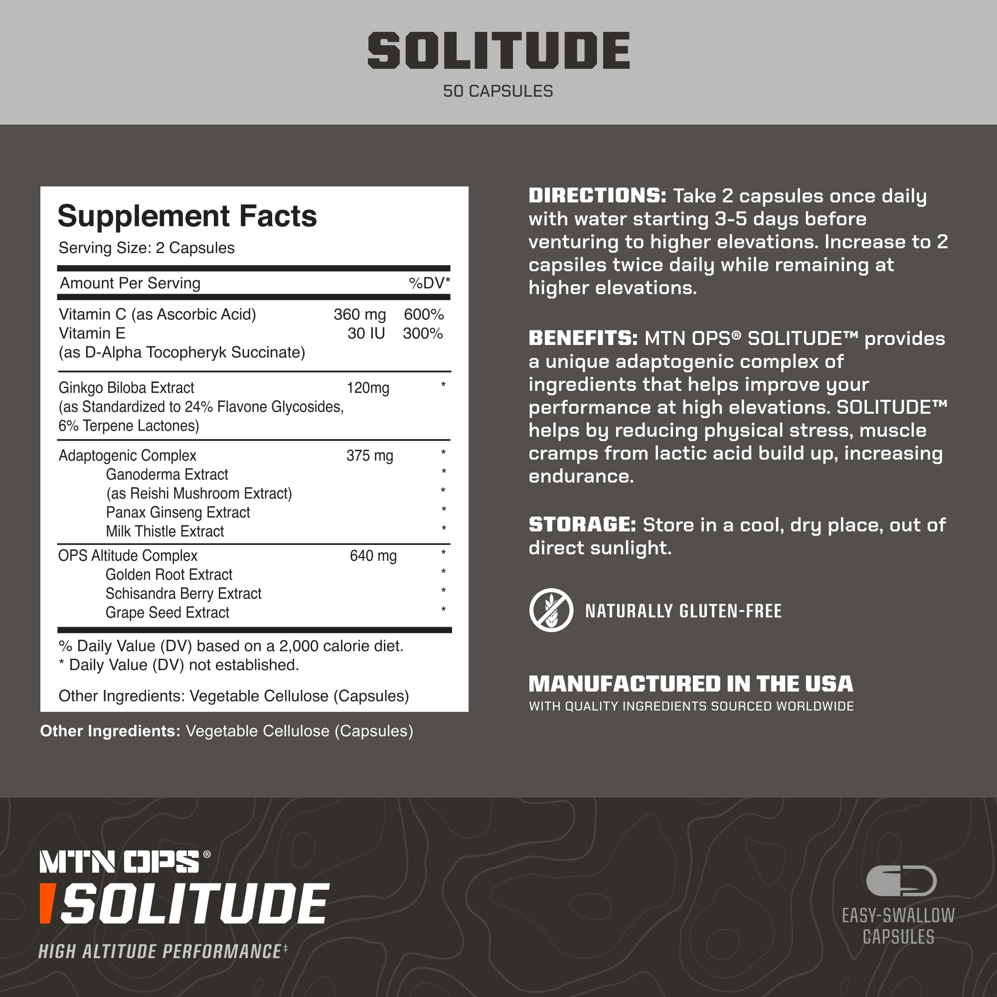 MTN OPS Solitude: capsules ouvertes montrant la texture, suggérant une consommation simple et pratique.