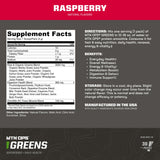 MTN OPS Super Greens : mélange vert biologique riche en chlorophylle naturelle.
