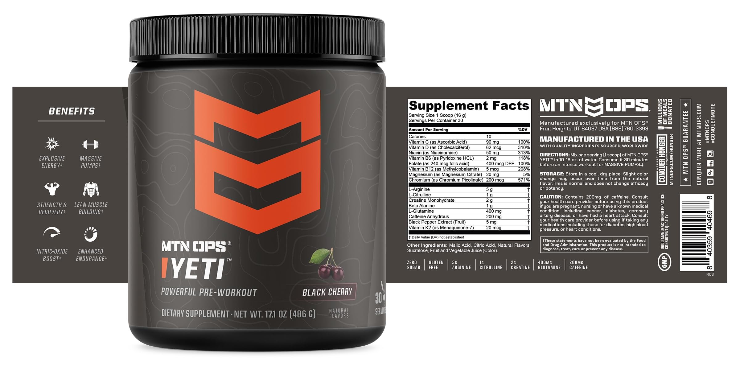 MTN OPS YETI, énergie et concentration avant l'effort.