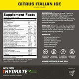 MTN OPS Hydrate sachets citron italien glacé rafraîchissants et hydratants.