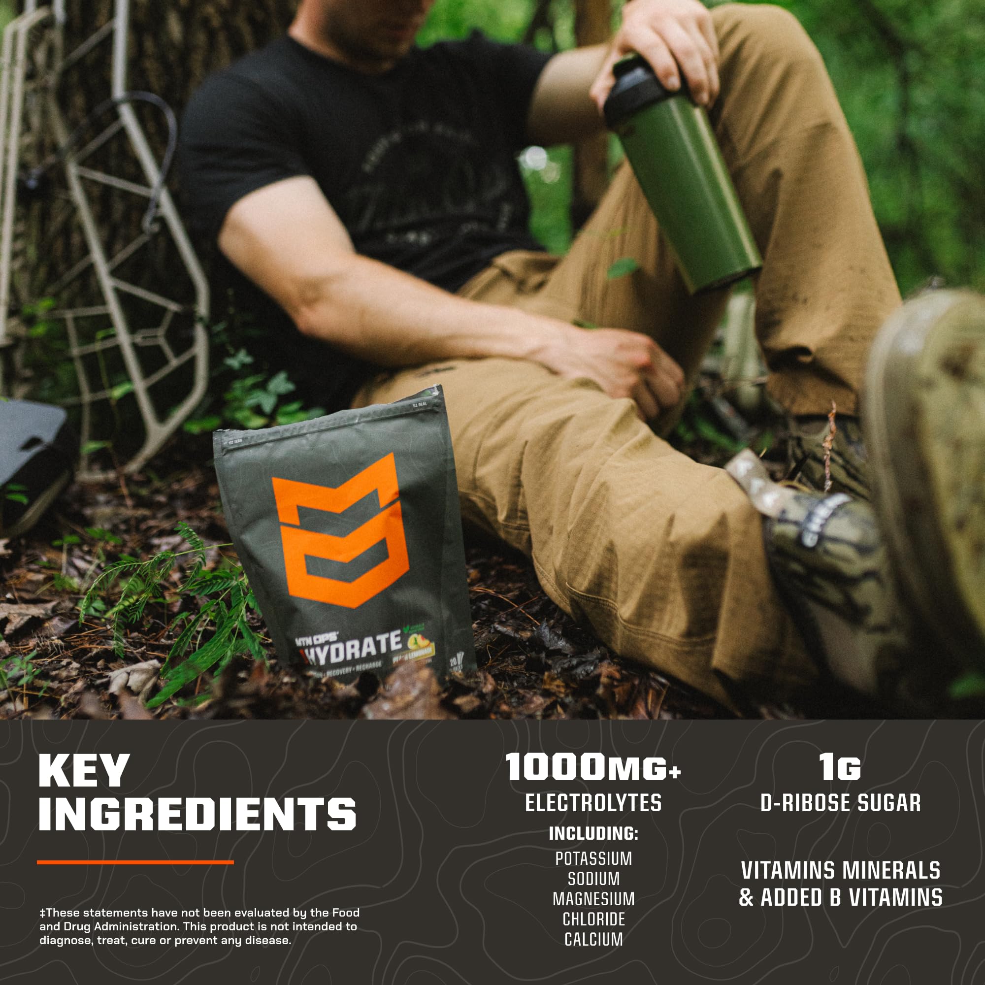 MTN OPS Hydrate sans sucre, hydratation légère et adaptée au régime.