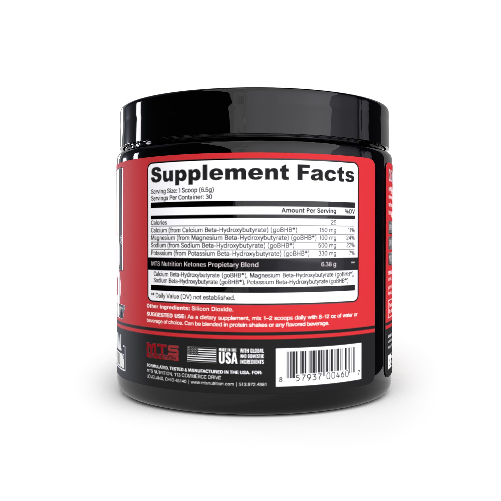 MTS Nutrition goBHB – shaker avec mélange facile pour concentration rapide