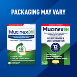 Mucinex DM usage adultes et ado 12+: facilité d'emploi.