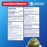 Emballage Mucinex tablettes expectorant 12h pour la congestion thoracique