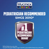 Emballage varié Mucinex Enfants Mini-Melts, solution pratique pour familles.