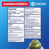 Comprimé Mucinex pour adultes dès 12 ans, usage quotidien.