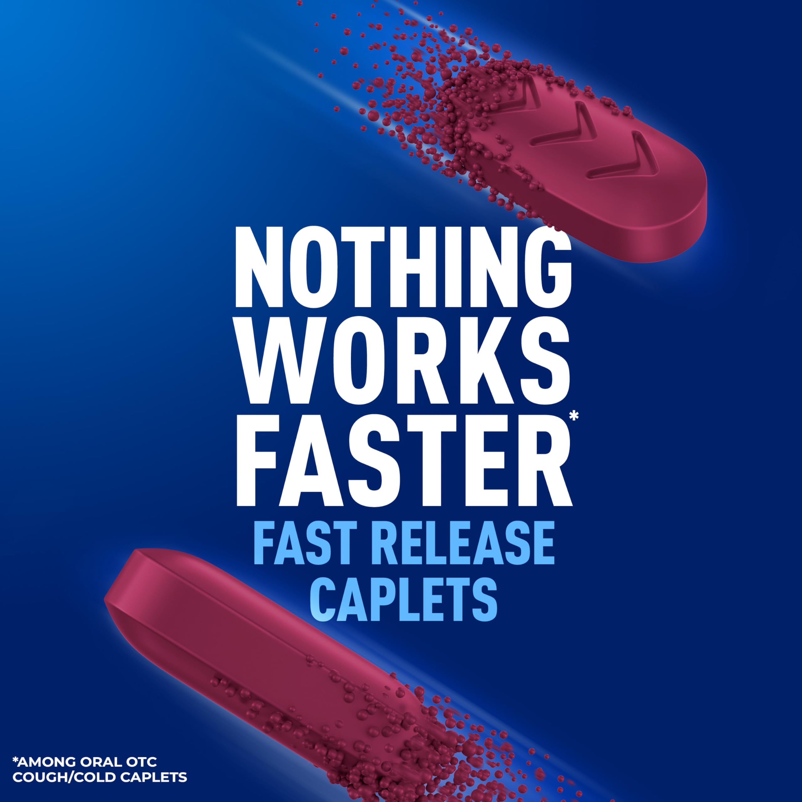 Mucinex Fast-Max bouteille-caplets: format pratique pour usage quotidien
