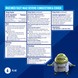 Mucinex Fast-Max: décongestion nasale liquide, facilitant la respiration.