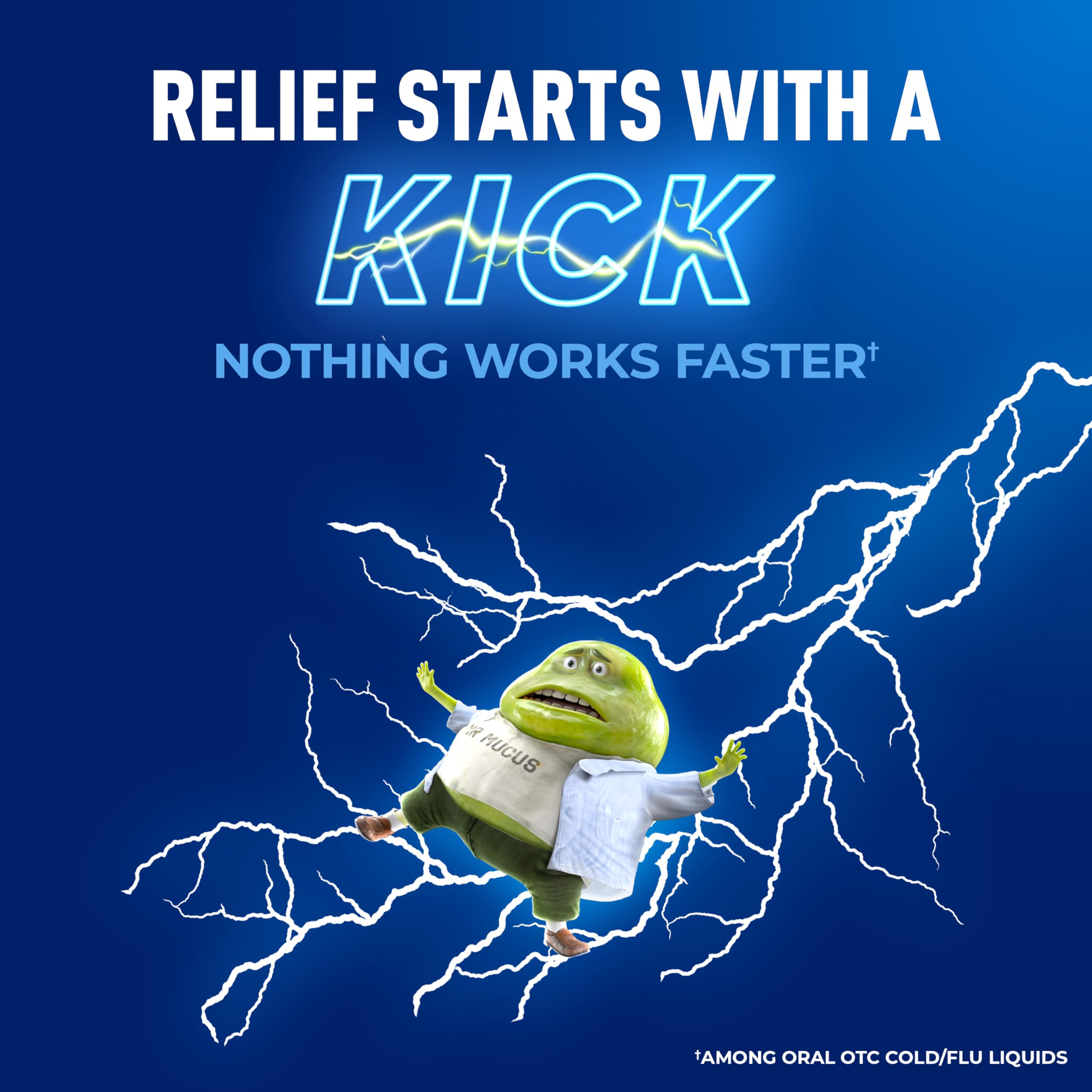 Mucinex Fast-Max Kickstart suppression de la toux pour un répit.