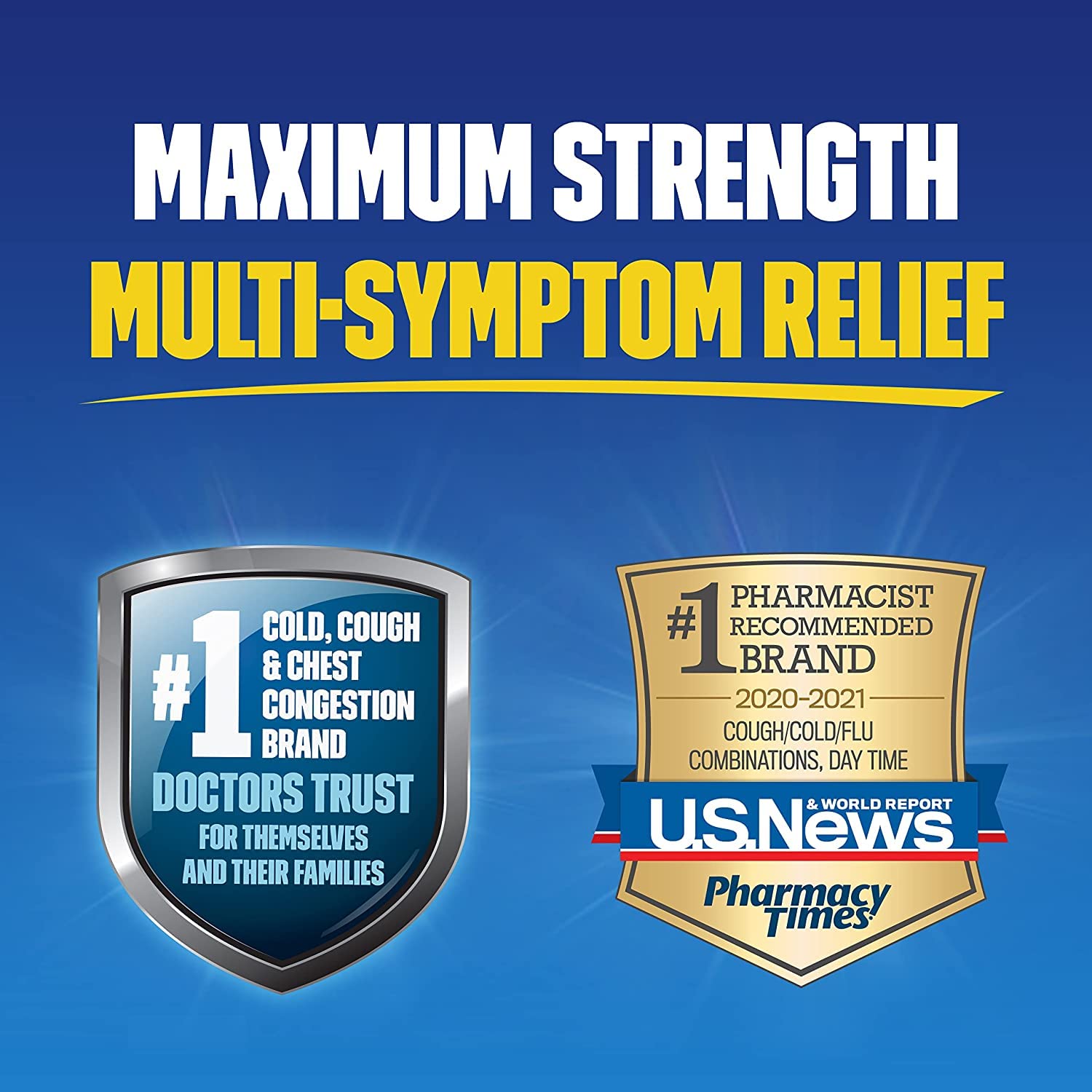 Gélules liquides Mucinex Fast-Max Max Strength en gros plan, utilisation rapide.