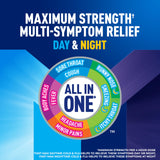 Mucinex Fast-Max nuit: bouteille soulage nez qui coule et éternuements nocturnes.