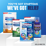 Pack Jour et Nuit Mucinex ouvert, démontrant la double solution multi-symptômes.