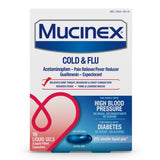 Mucinex Gels liquides – Bouteille: soulagement potentiel des maux de gorge.