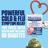 Mucinex Gels liquides – Dosage: 16 gélules liquides incluses.
