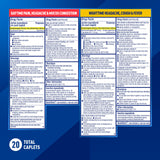 Étiquette Mucinex Rapid Clear sur bouteille, dosage et usage.