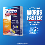 Mucinex Sinus-Max Nuit caplets-douleur-toux: confort nocturne et répit possible.