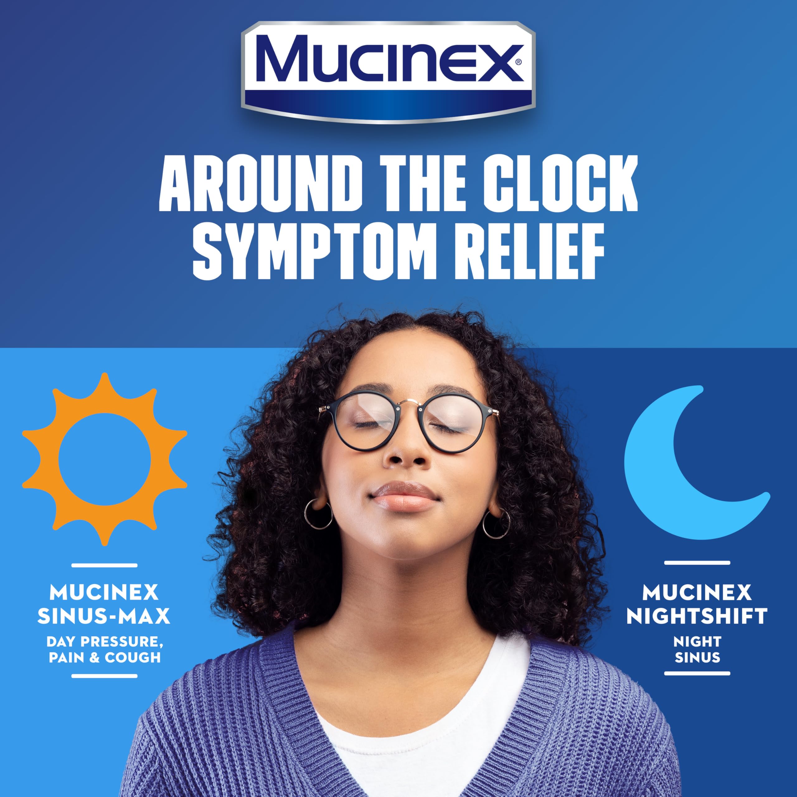 Mucinex Sinus-Max Nuit caplets-mal-de-gorge: gorge apaisée durant le sommeil.