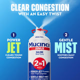Mucinex Sinus Saline, pack triple pratique pour les saisons d’allergies.