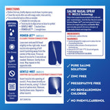 Mucinex Sinus Saline, sans additifs pour une expérience pure et naturelle.