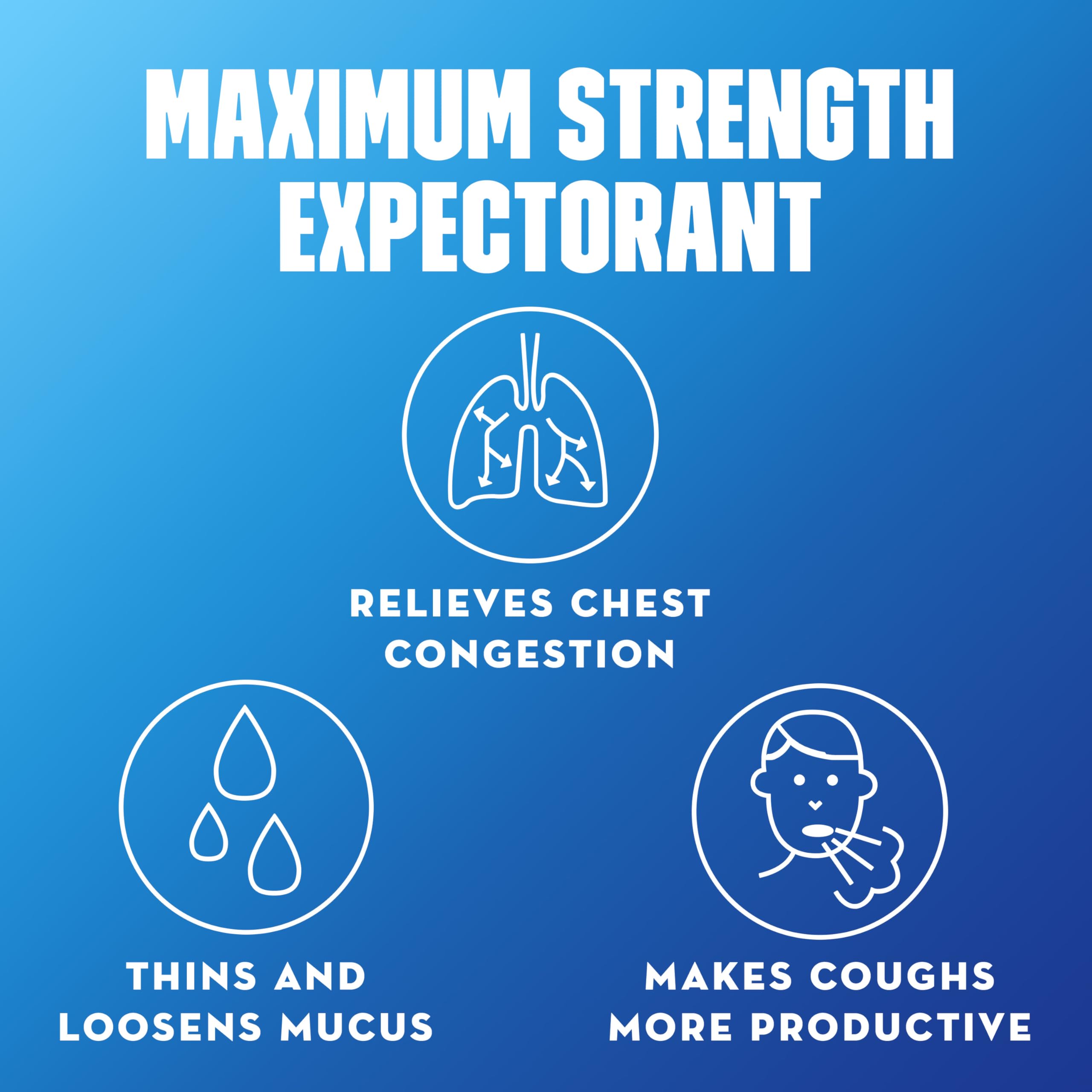 Mucinex – tablettes 12h guaifenesin 1200 mg, expectorant efficace.