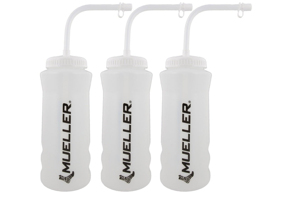Bouteille Mueller quart avec paille, pratique pour hydratation sportive et refroidissement rapide