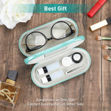 Kit inclus MUF: bouteilles et pince pour lentilles, voyage facile.