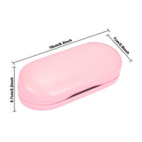Muf étui lentilles miroir intégré rose, retrait facile.