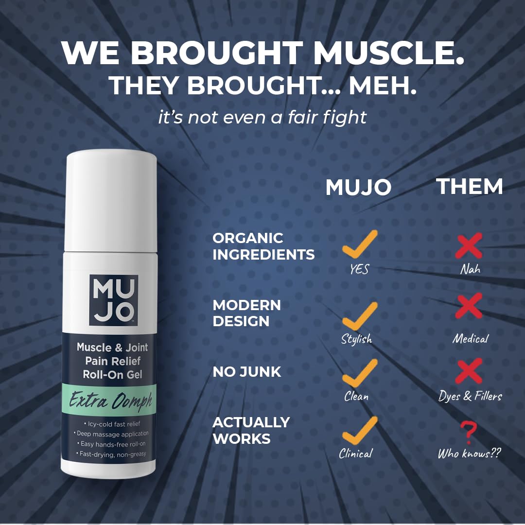 Mujo contient chondroitine et glucosamine pour soutenir la mobilité.